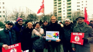Demonstration für Vielfalt und Toleranz in Hohenschönhausen