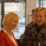 Ulrike Liedtke und Karin Halsch im Gespräch